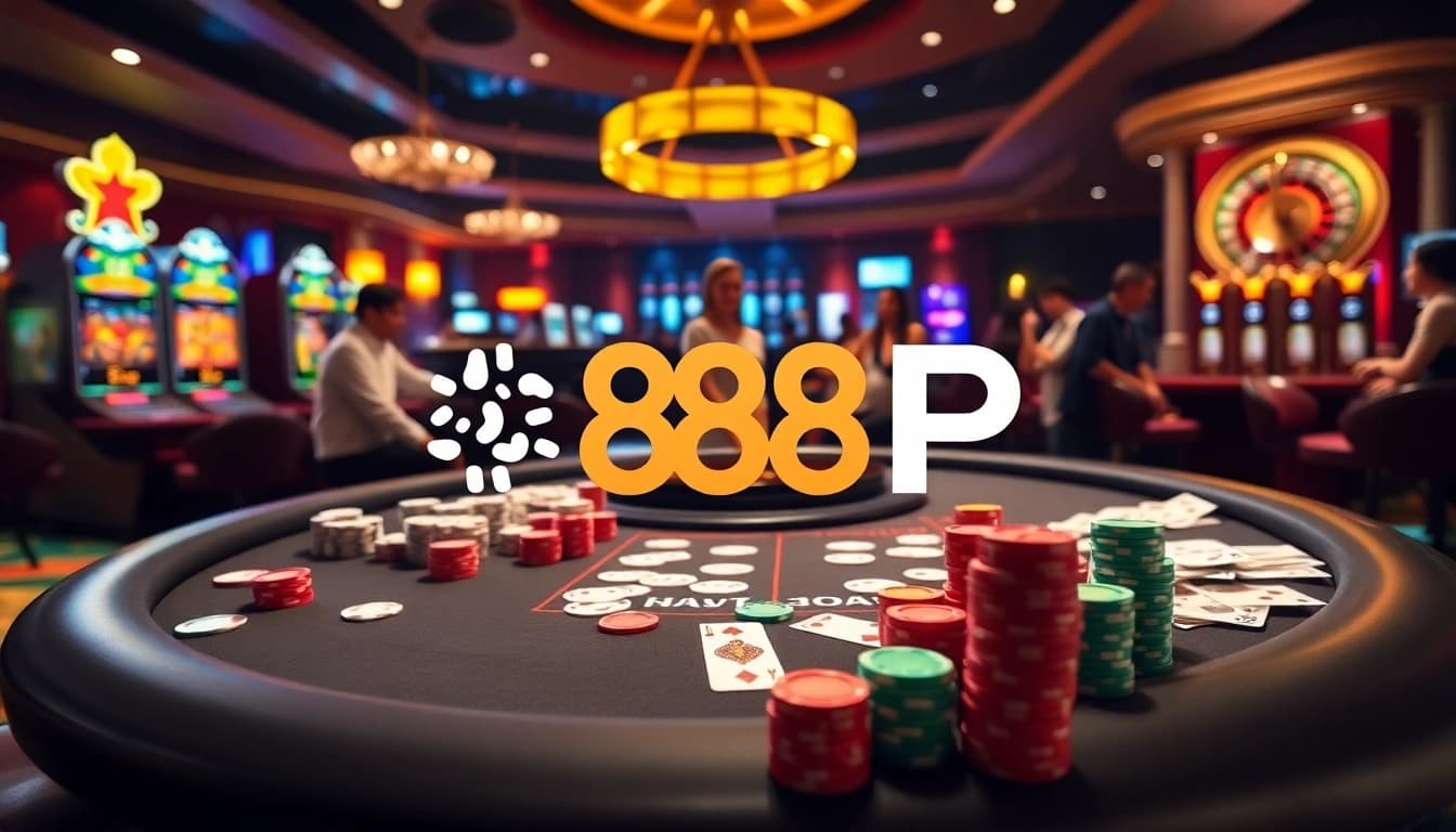Engage in thrilling online games at 888P casino with vibrant tables and lively betting action.
