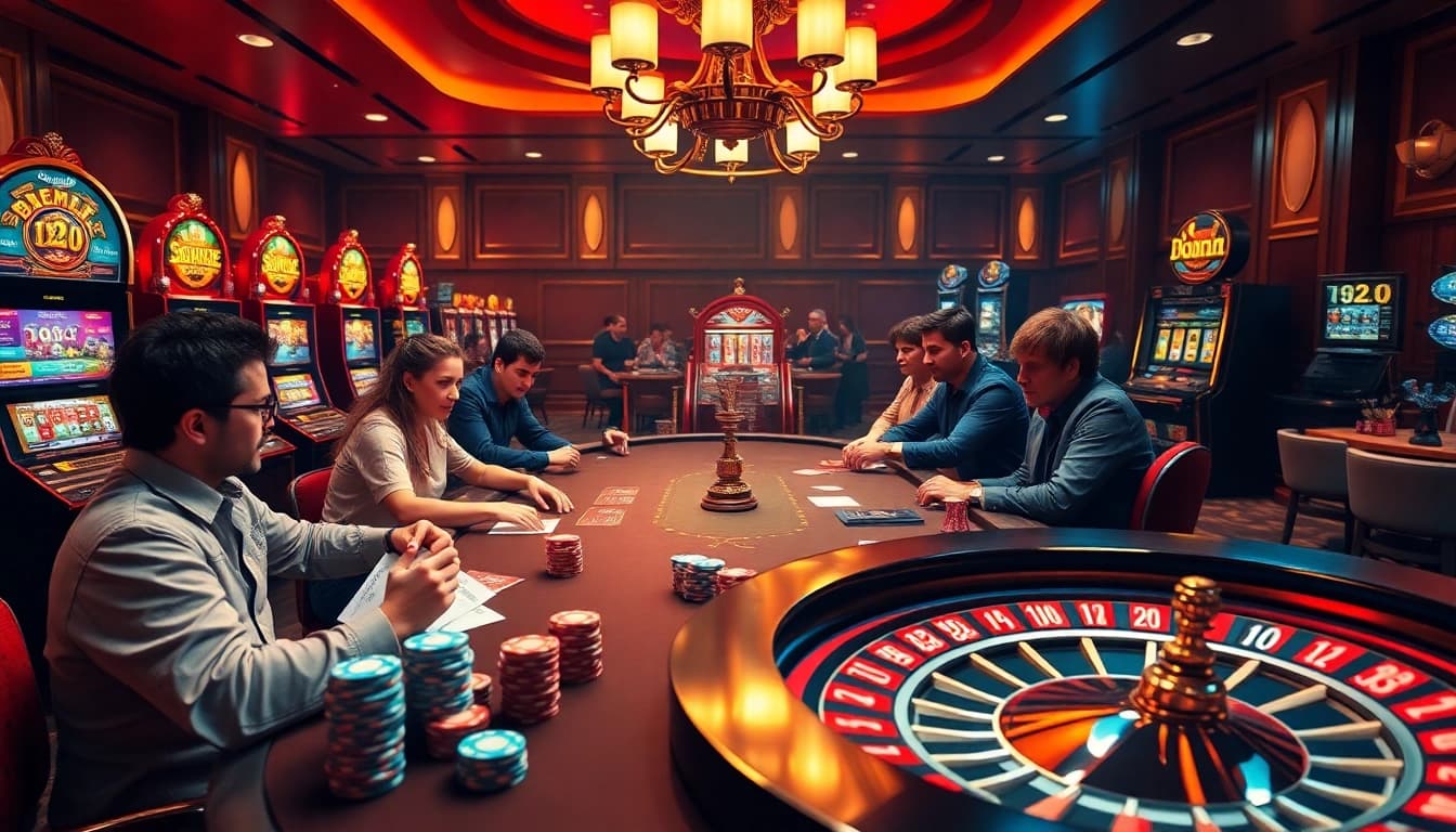 Experience thrilling betting action at SV388's vibrant casino environment.