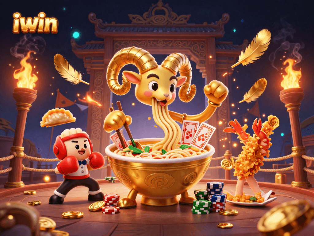 Win big with iwin’s vibrant 3D casino scene showcasing exciting gameplay and thrilling characters.