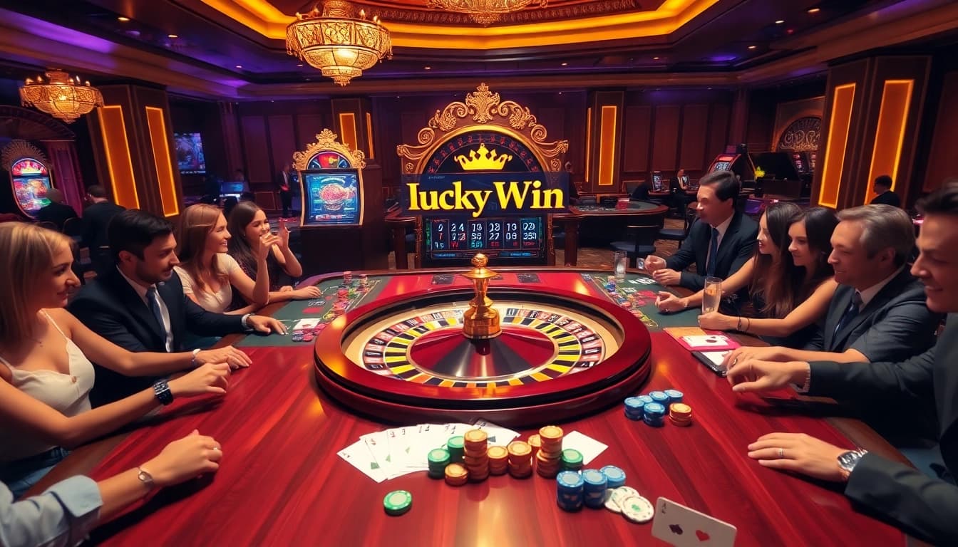 Experience the thrill of winning at LuckyWin with vibrant casino games and dynamic players.