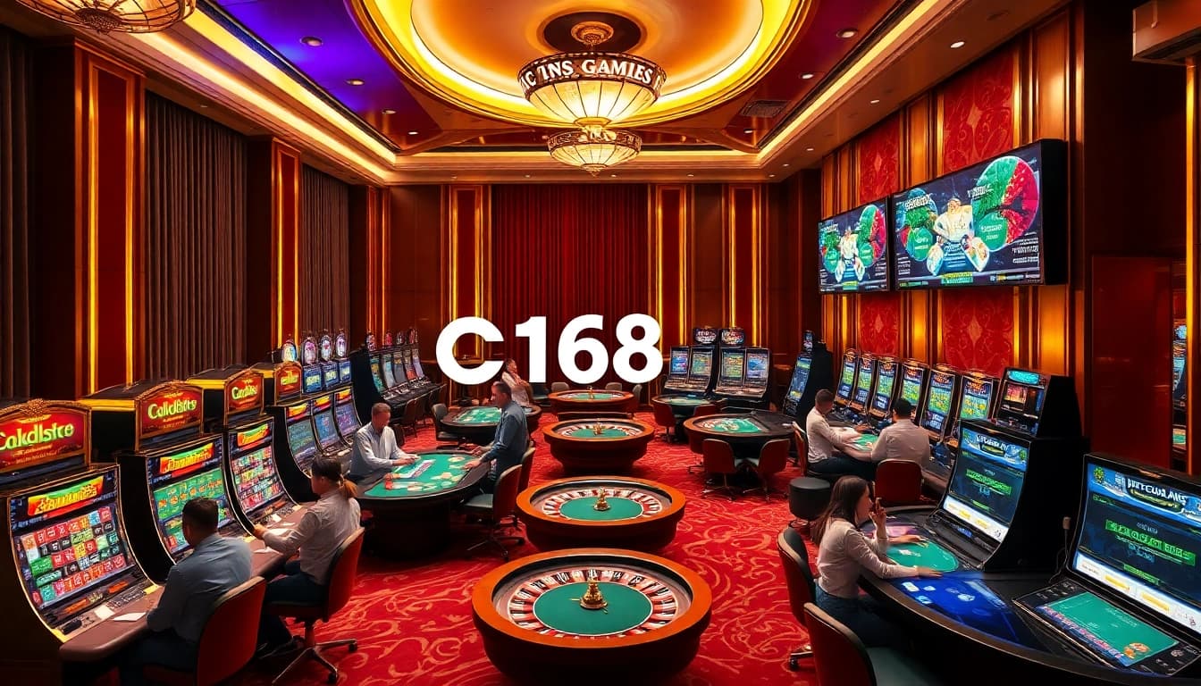 Engage with the thrilling atmosphere of https://c168game.com/ featuring vibrant casino games and high stakes.