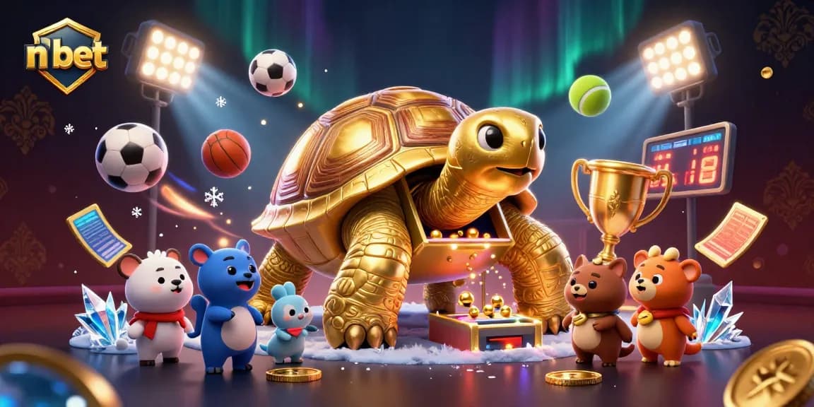 Experience the thrilling action of n bet with this vibrant casino scene illustrating sports betting excitement.