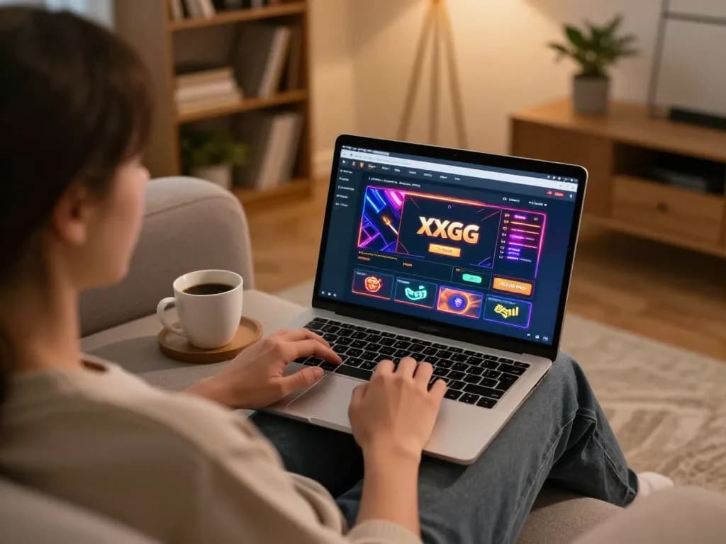 Engaging in strategic gaming on the XXGG platform from a cozy home setup.
