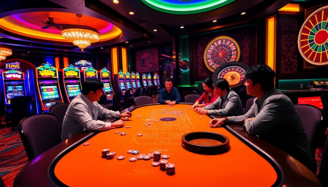 Experience the thrill of gambling at Haywin with exciting Tài Xỉu games and vibrant casino tables.