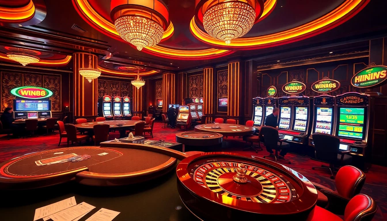 Experience the thrill of win88 at a vibrant casino featuring exciting table games and slot machines.