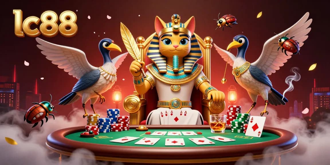 Engage with excitement at lc88 casino featuring vibrant characters and dynamic poker elements.