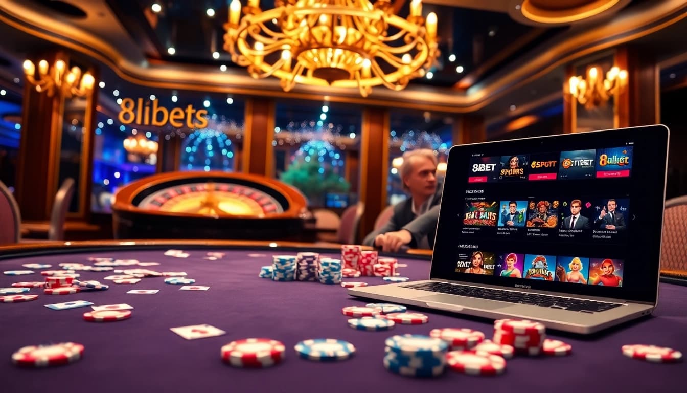 Play poker and win big at 8kbet's online casino experience.