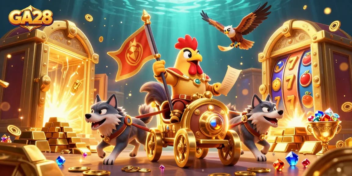 Engage in exciting gameplay at GA28 with vibrant slot machines and a thrilling casino atmosphere.