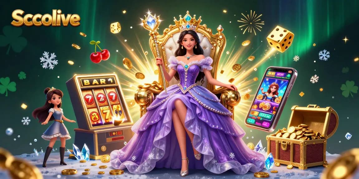 Socolive showcases live sports betting excitement with a stunning illustration of casino elements like slot machines.