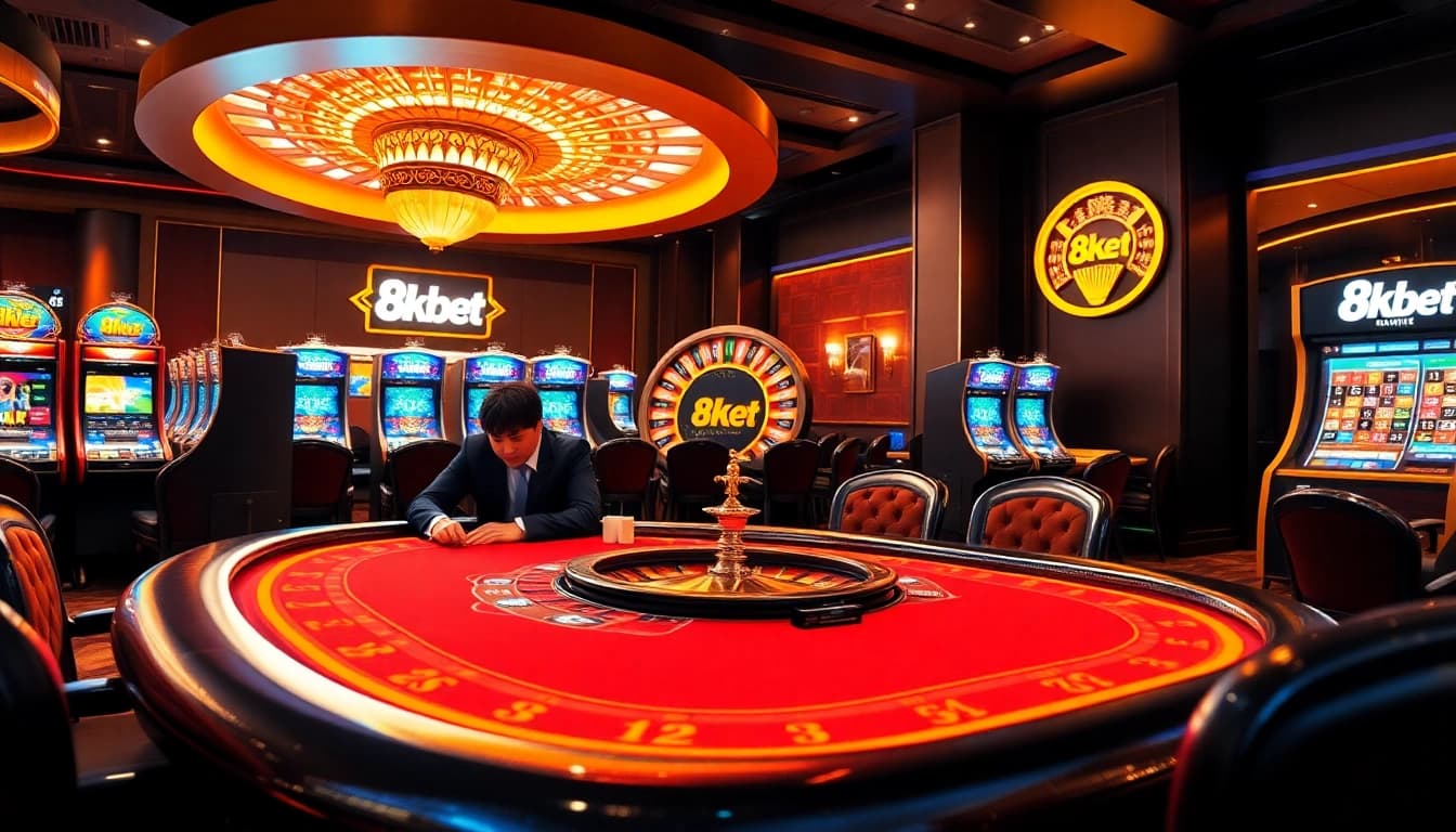 Experience the excitement of gambling at 8kbet with vibrant casino games and thrilling players.