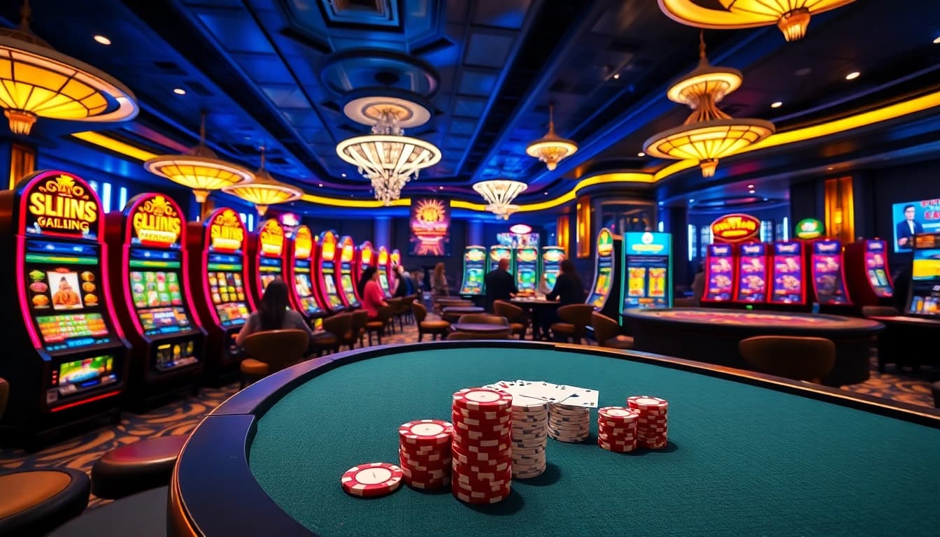 Exciting poker game scene promoting Hello88 online betting experience.