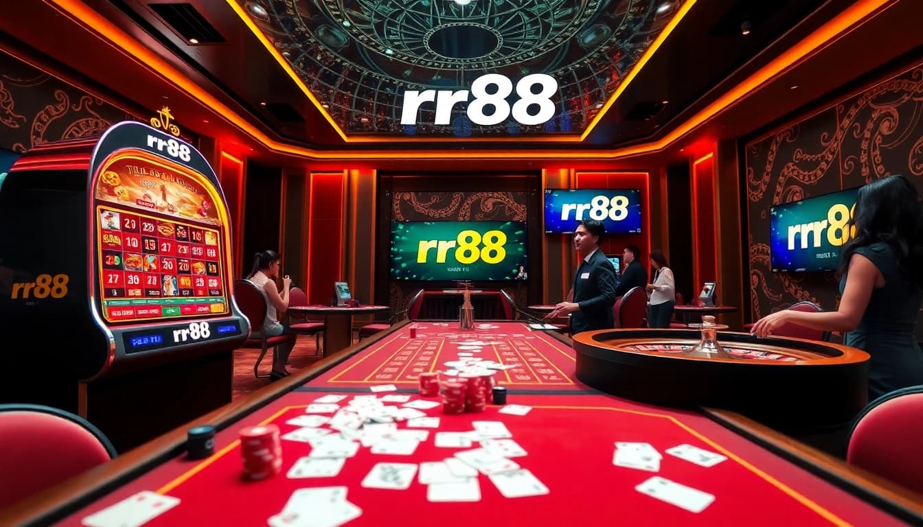 Experience the excitement of rr88 link with active players at a luxurious online casino.