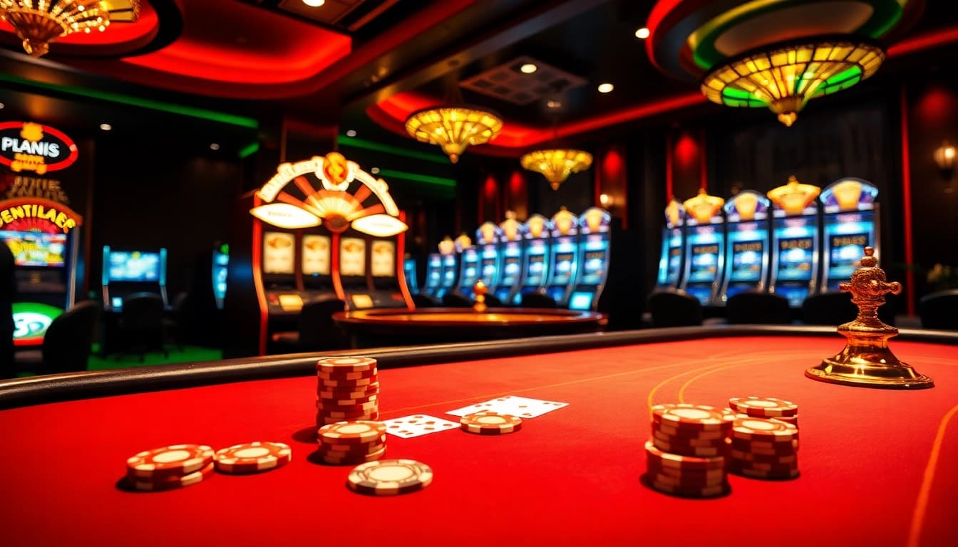 Experience high-stakes gaming with S8's exciting casino atmosphere featuring poker and roulette.