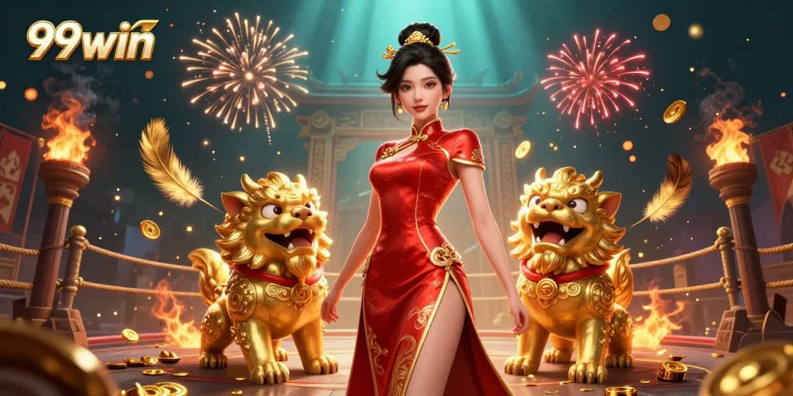 Experience the thrill with 99win while surrounded by glamorous visuals and exciting casino elements.