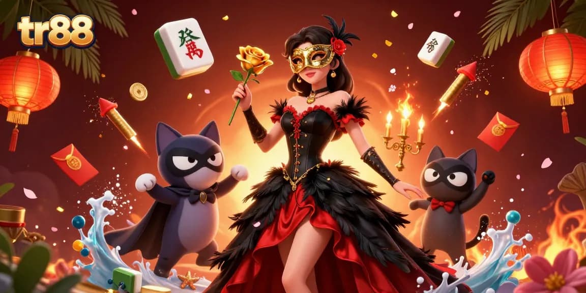 Experience thrilling wins at tr88 with this vibrant casino-themed illustration.