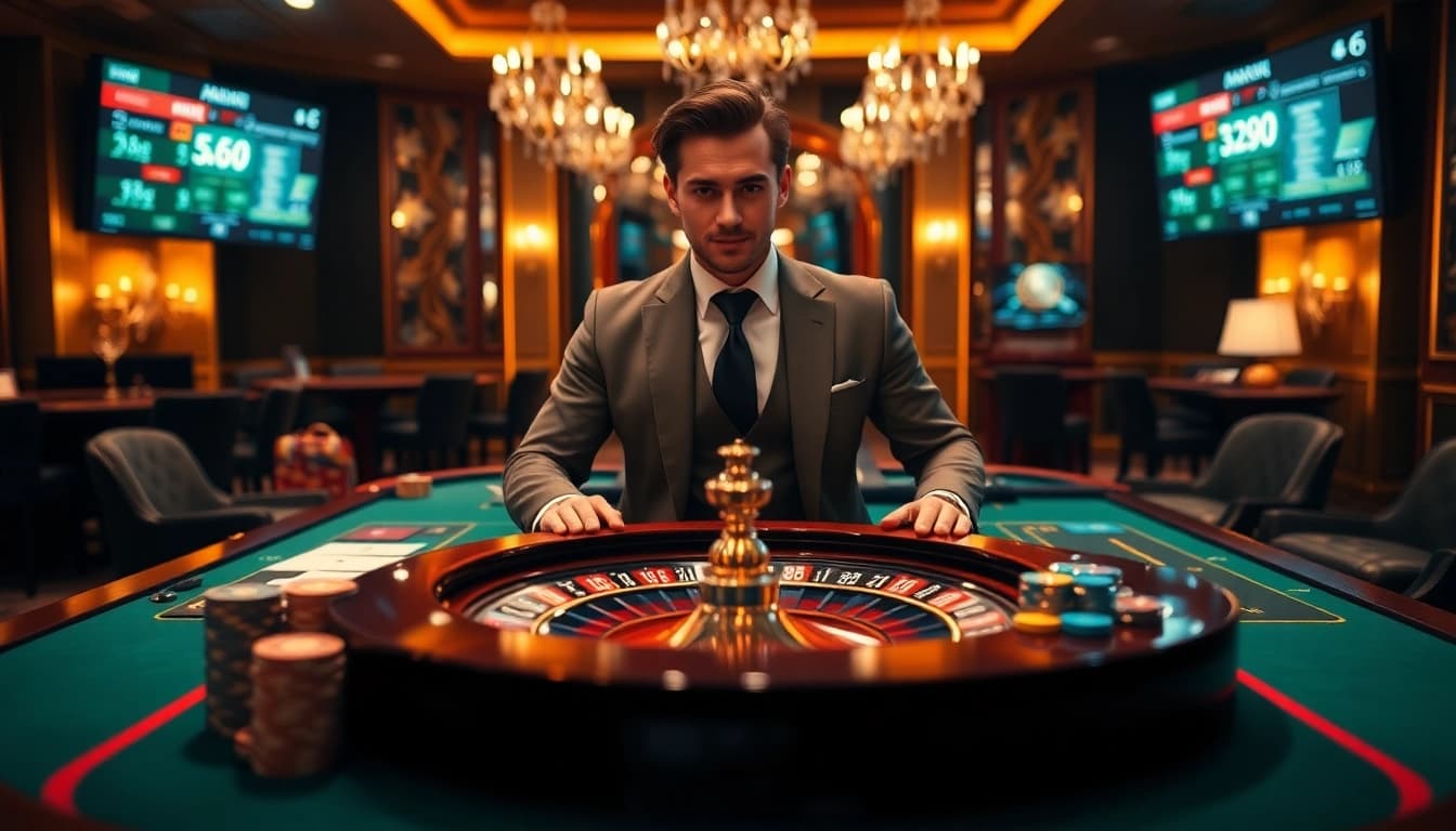 Engage with the dynamic online gaming experience at https://twin68.world/ with vibrant casino table visuals and immersive betting elements.