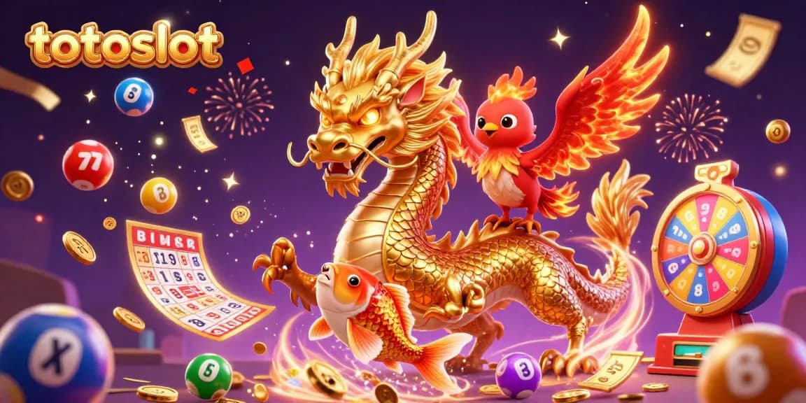 Spin the wheels of fortune with totoslot, featuring vibrant characters and dynamic gaming elements.