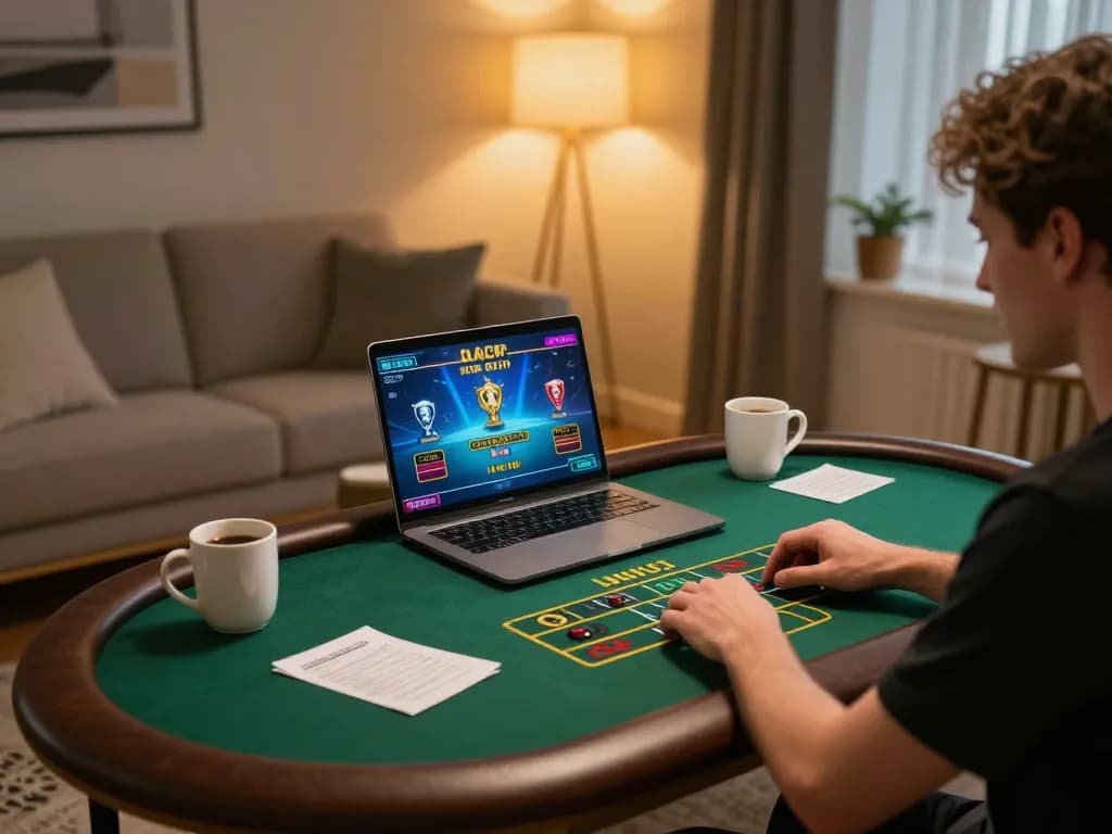 Play live dealer games on LC88 platform with a cozy home setting, enhancing your online gambling experience.