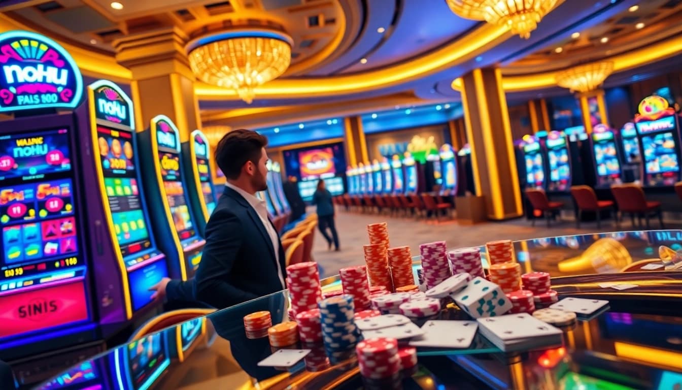 Experience thrilling gameplay at nohu's modern online casino with vibrant visuals and exciting winning opportunities.