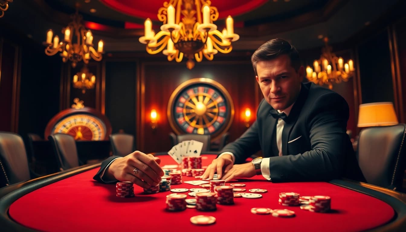 Experience high-stakes poker action at https://bl555.training/ with vibrant chips and an immersive casino atmosphere.