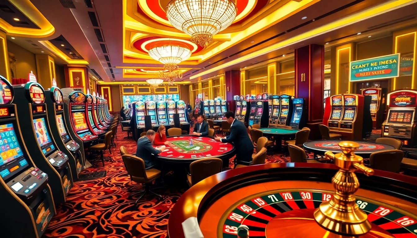 Trải nghiệm lối chơi đầy kích thích tại Nhà cái JD88, với bàn poker và máy đánh bạc sôi động.