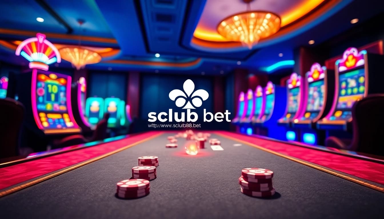 Experience gaming excitement with https://www.sclub88.bet/ at a luxurious casino table.