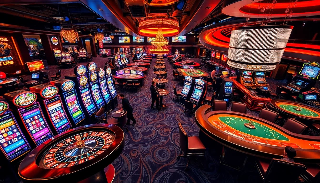 Experience the thrill of gambling at rikbet with exciting casino games and vibrant decor.