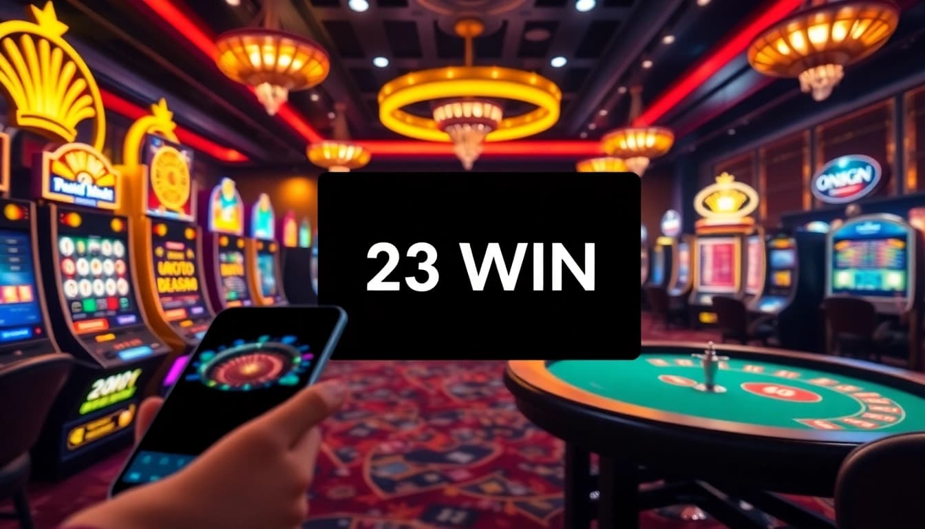 Discover the engaging online casino experience at 23 WIN, featuring vibrant games and user-friendly interfaces.