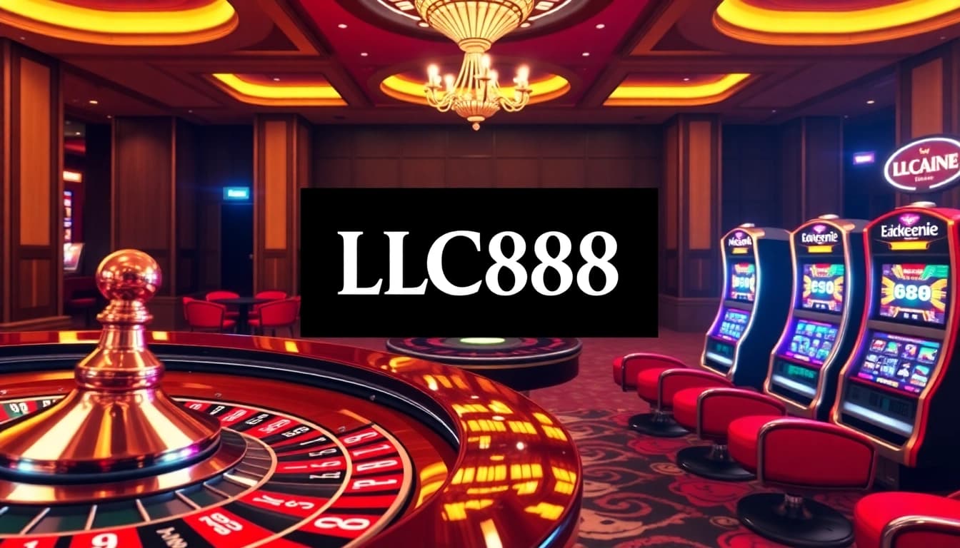 Players enjoying various casino games at LC88 with modern design elements.