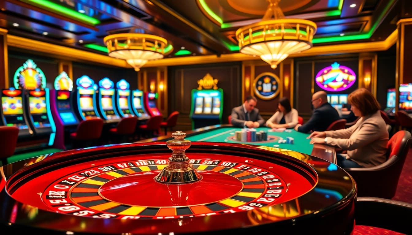 Experience the thrill of gambling at VU88 with vibrant casino games and engaging players.