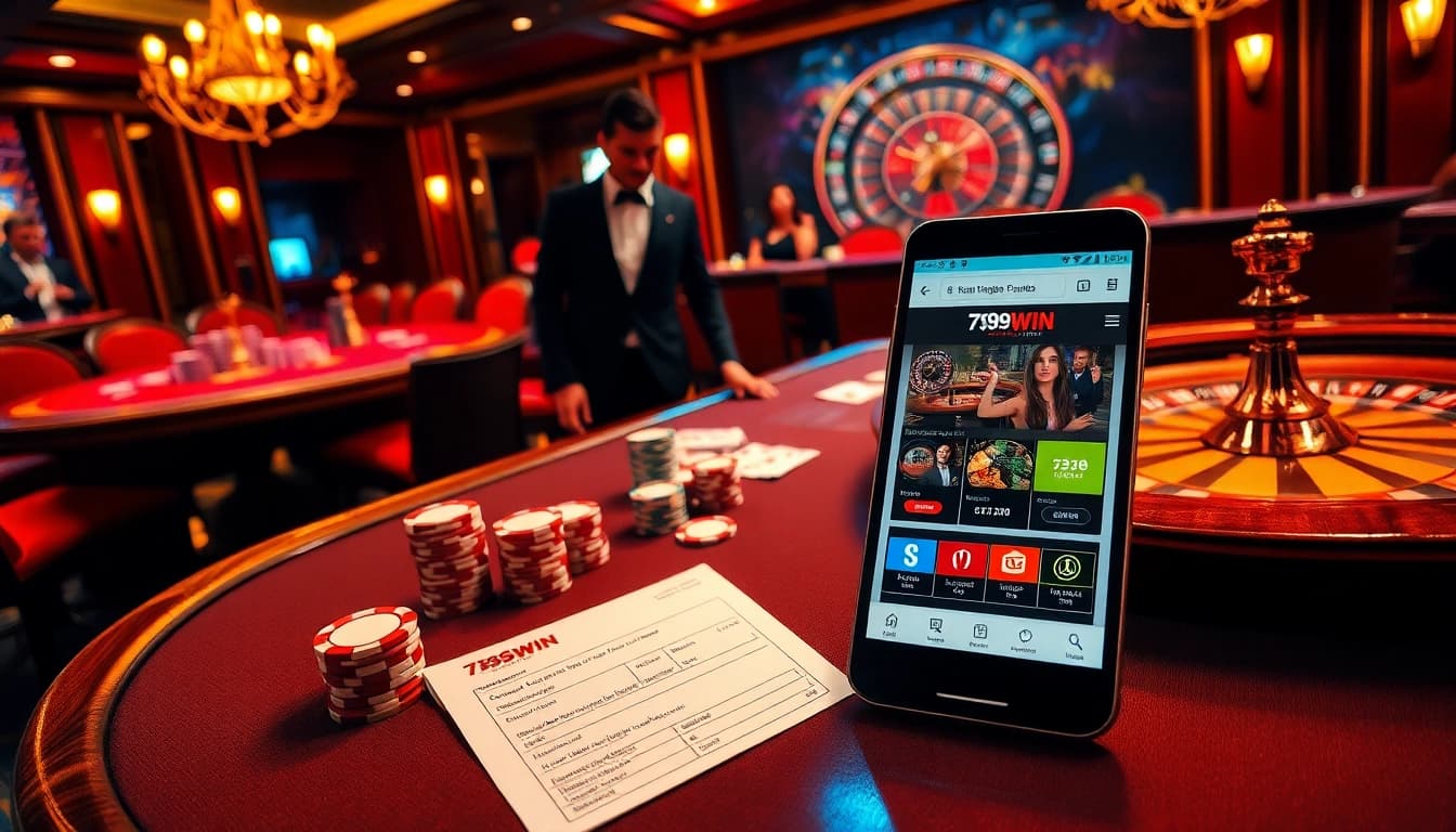 Experience the excitement of gambling at 789WIN with vibrant casino tables and thrilling gameplay.