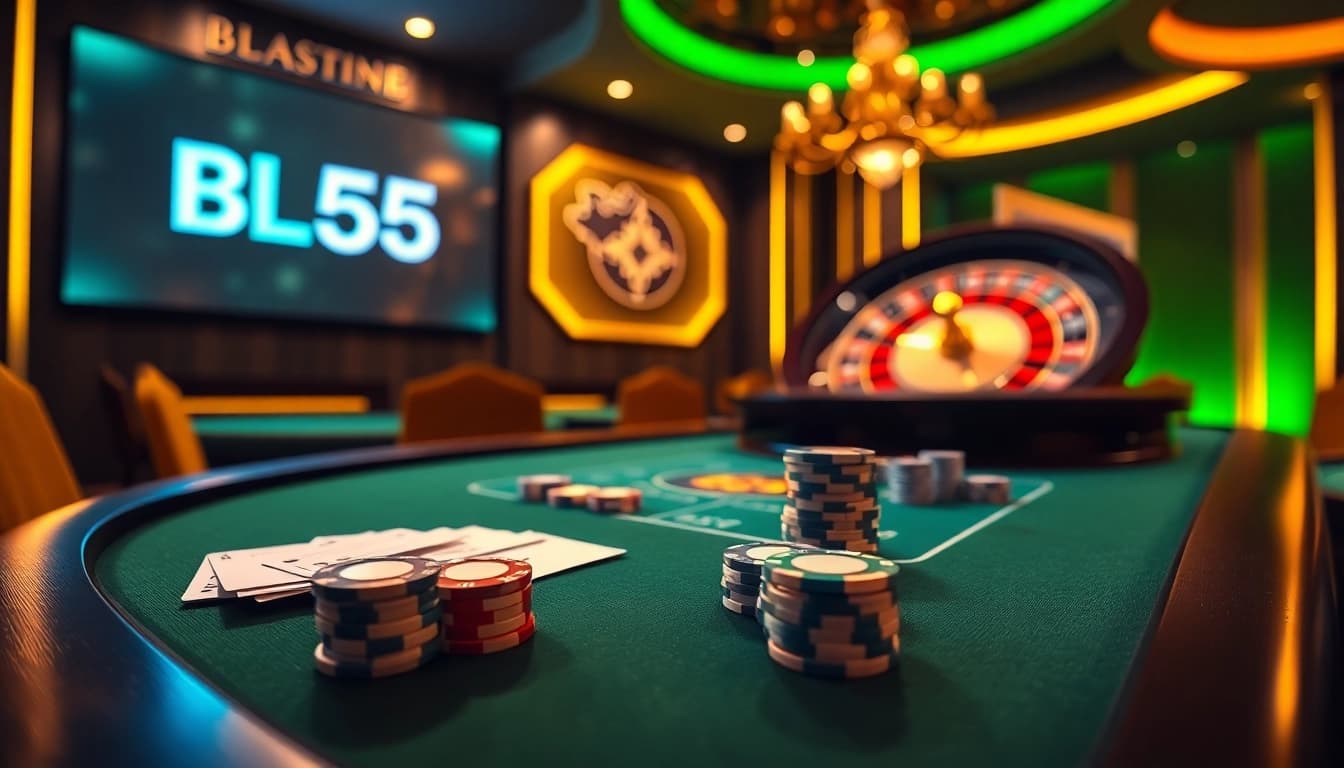 Experimente a emoção dos jogos do cassino BL555 com mesas vibrantes e ação empolgante.