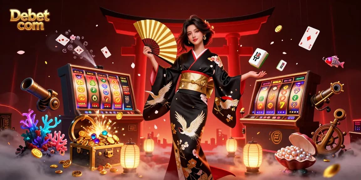 Play slots and win big with Debet com while enjoying an elegant Asian-themed casino experience.