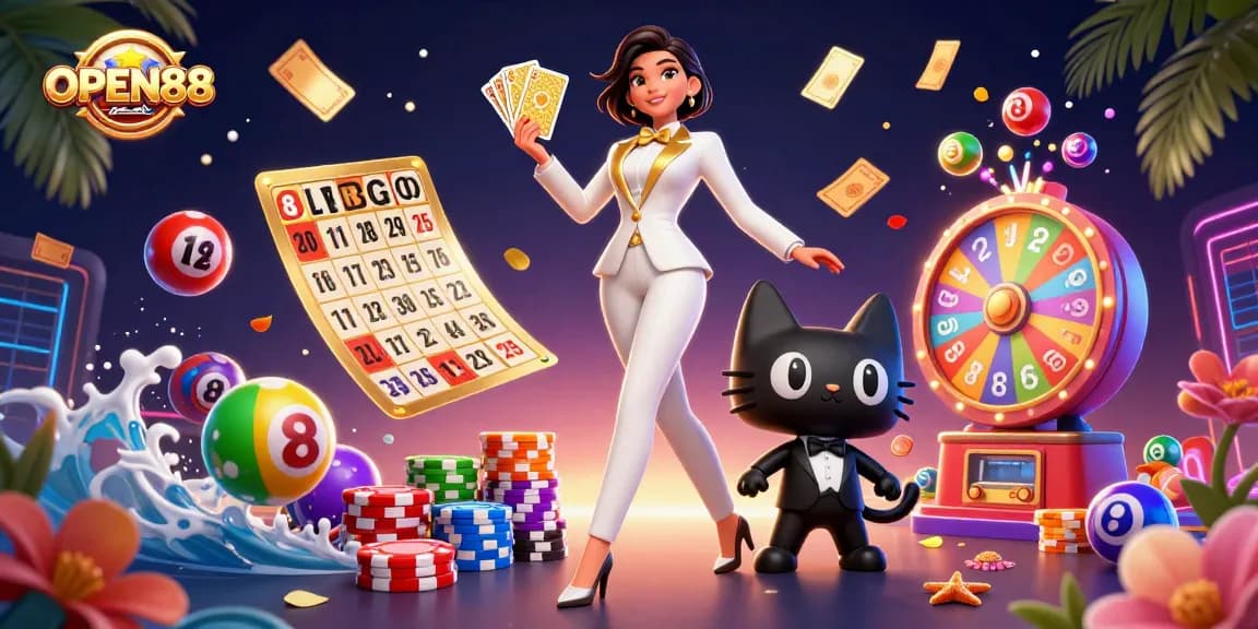 Engage with OPEN88's vibrant casino world featuring thrilling lottery and gaming excitement.