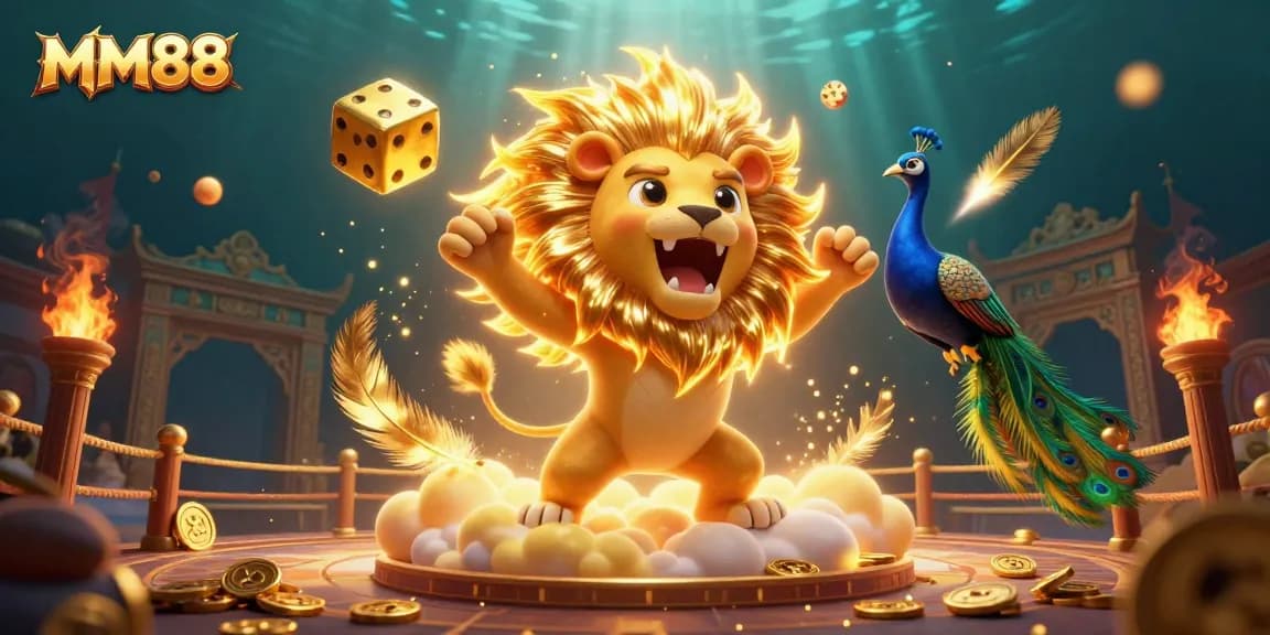 Engage with MM88 through exciting casino gameplay featuring vibrant characters and immersive elements.