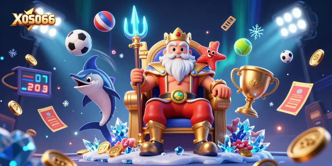 Experience exciting gameplay and rich rewards with XOSO66 in this vibrant casino scene.