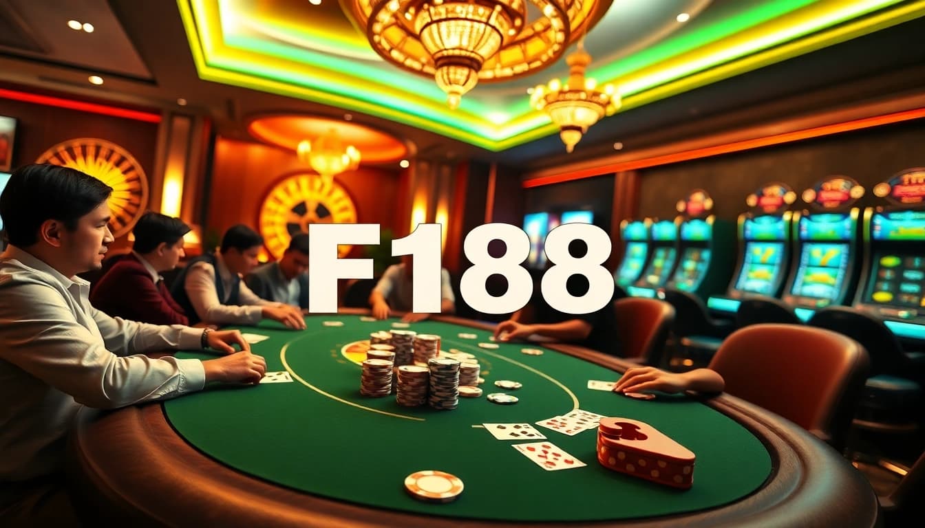 Experience F168 live casino excitement with professional poker players and vibrant gaming atmosphere.