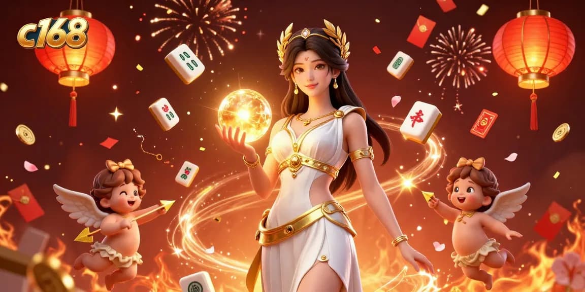 Experience thrilling gaming with c 168, featuring vibrant illustrations and dynamic casino elements.