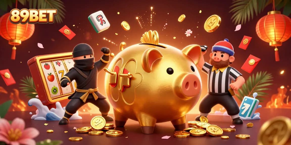 Experience thrilling gameplay at 89BET with dynamic characters and vivid casino elements.