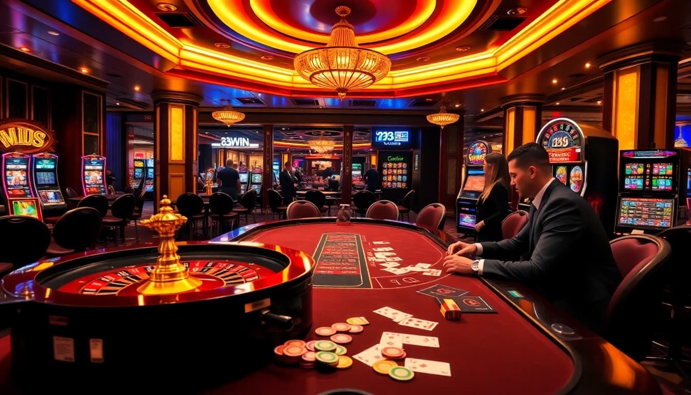 Experience the thrill at 33Win with vibrant casino games and engaging players.
