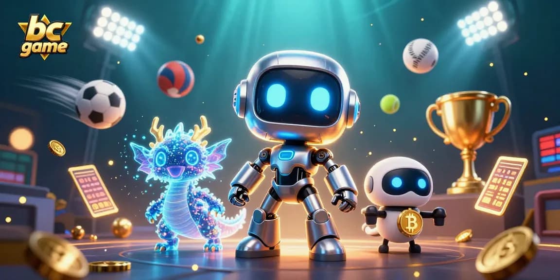Experience thrilling gaming at bc game with a vibrant scene of a futuristic casino adventure.
