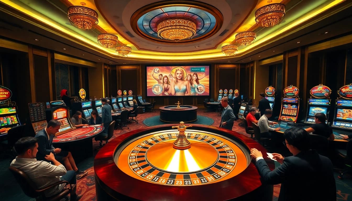 Experience thrilling gaming action at https://zx88.buzz/ with vibrant roulette and slot machines.