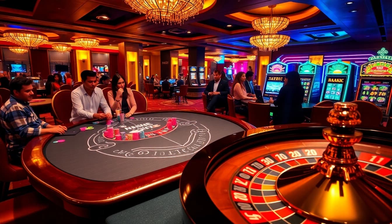 Winning at the poker table in the luxurious nk88 casino atmosphere.