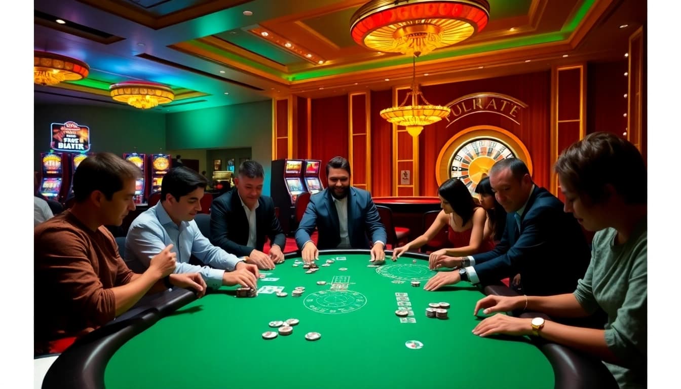 Experience high-stakes gaming at https://hot789.live/ with an exciting poker table atmosphere.