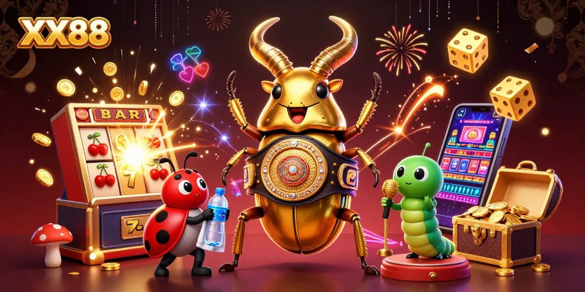 Experience thrilling games at XX88 with a dynamic betting scene featuring vibrant 3D elements.