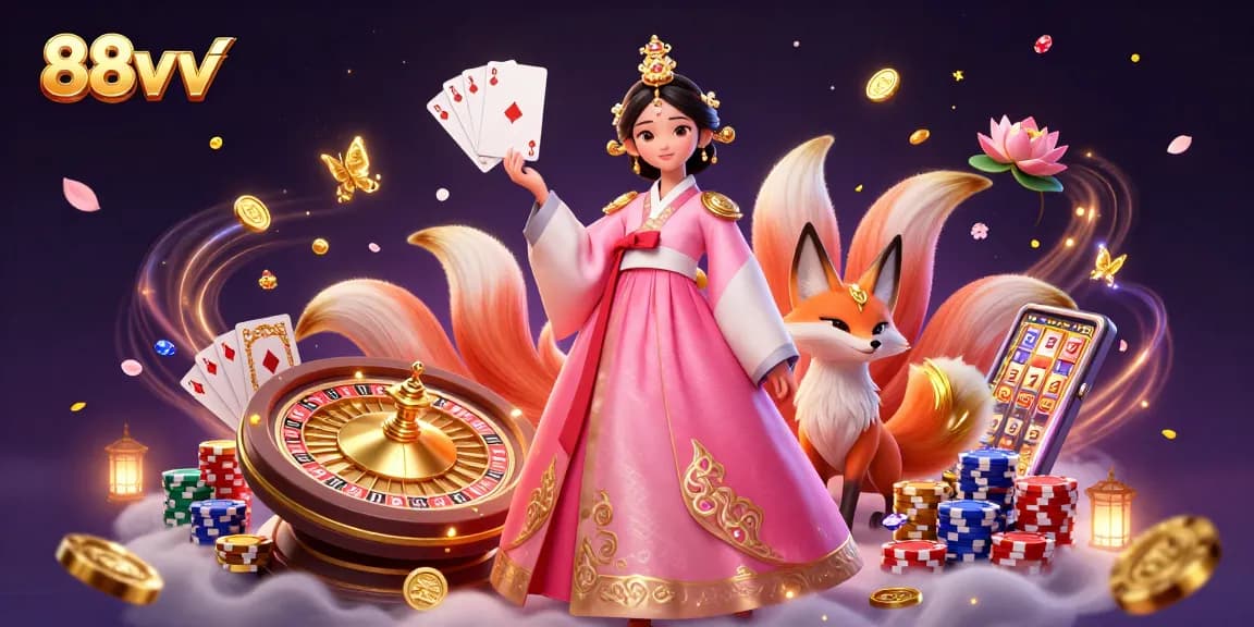 Experience the thrill with 88vv’s fascinating online casino world, where luck meets elegance.
