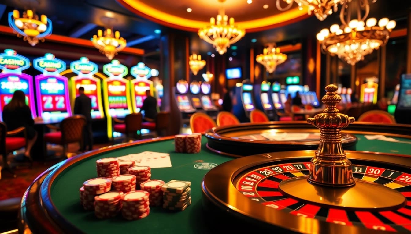 Experience thrilling casino action with https://gg88.mobi/ at a poker table featuring cards and chips.