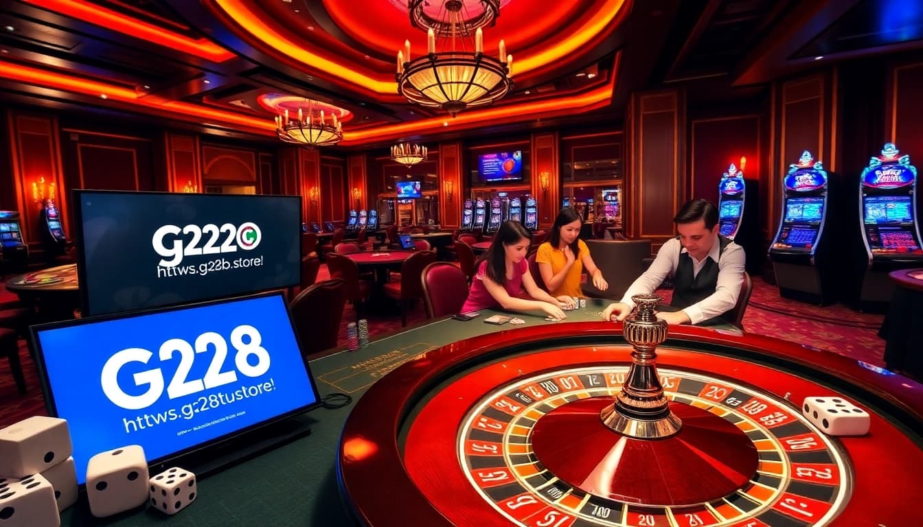Experience thrilling gaming excitement at https://g28.store/ with vibrant casino atmosphere and engaging players.