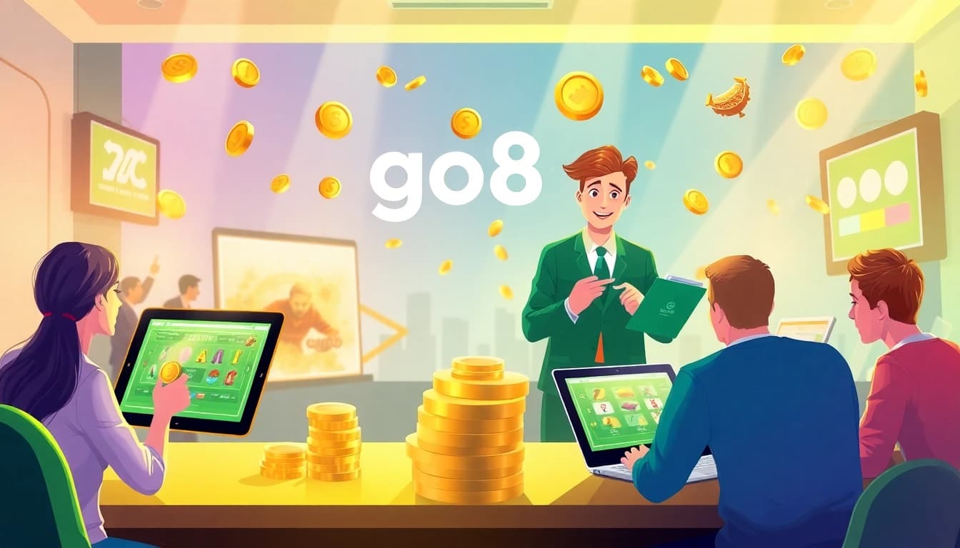 Dynamic online gambling experience at go8 platform showcasing exciting gaming options.