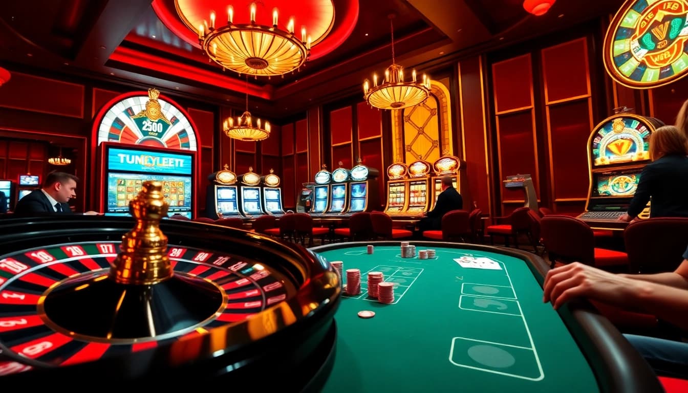 Experience the thrill of online gambling at UU 88 with vibrant casino visuals.